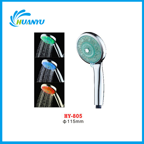 ABS Plastic Chrome LED Shower