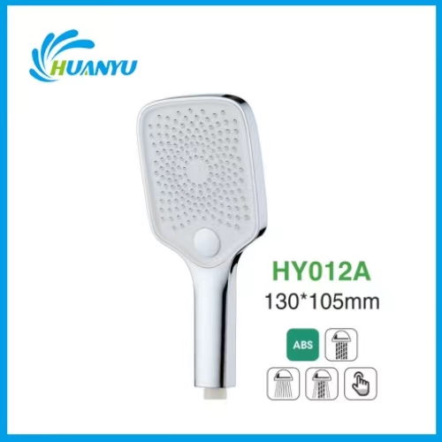 Button three-function hand shower head