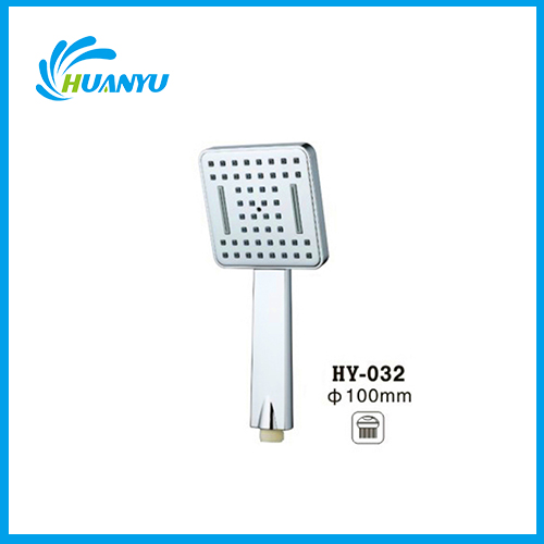 Square Rainfall Chrome Hand Shower Head