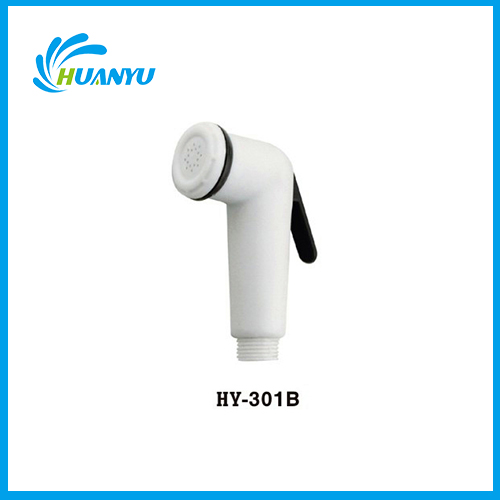 White Chrome Plastic Shattaf Bidet Spray