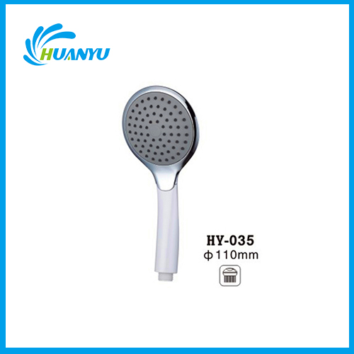 White Round ABS Hand Shower Head